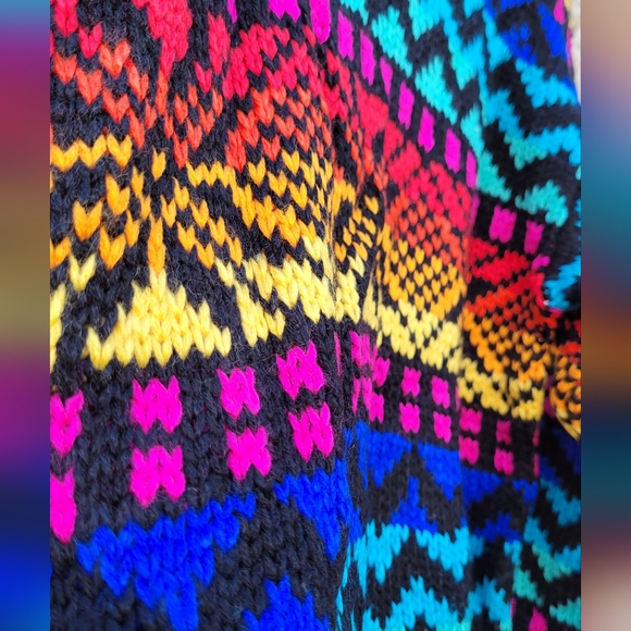 VIA LA 80's vintage handknitt sweater - Picture 4 of 4